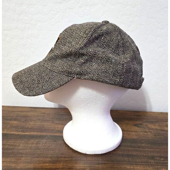 Guinness Ireland Herringbone Tweed Adjustable Baseball Cap With Embroidered Logo - Picture 2 of 10